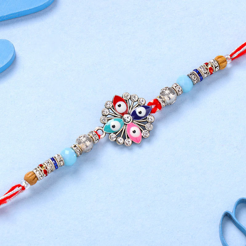 Good Luck Multi Colour Rakhi